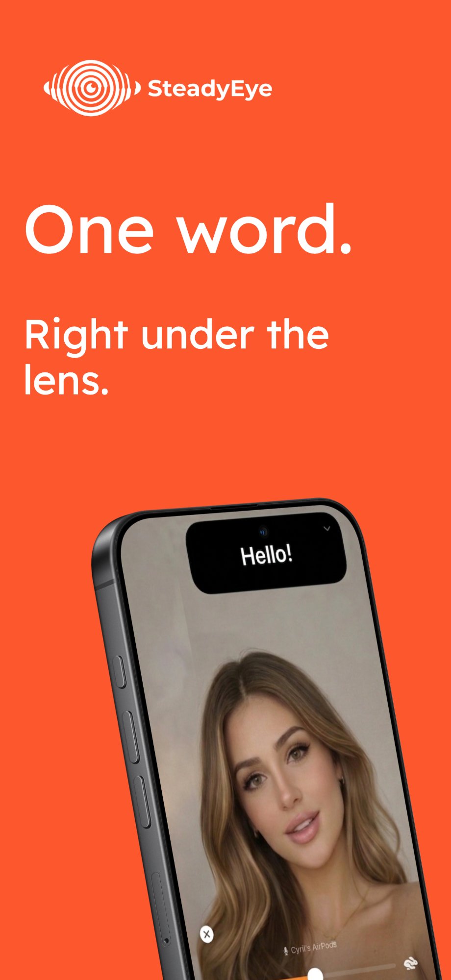 SteadyEye word-by-word mode